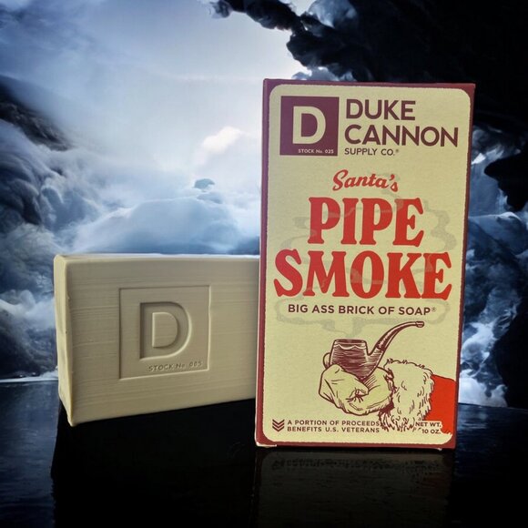 Duke Cannon Big Brick of Soap - Santa's Pipe Smoke x (2 Bars) - Picture 6 of 7